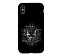 Futuristic HUD Gear Cyber Interface AI Core Art Case for iPhone X/XS