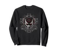 Futuristic HUD Gear Cyber Interface AI Core Art Sweatshirt
