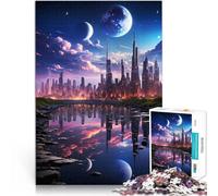 Futuristic Metropolis1000 Piece Jigsaw Puzzles for teenagers Jigsaw Analysis and logic deal as gifts for the whole family 38x26cm