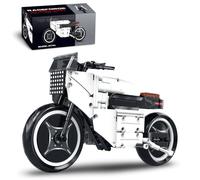 Futuristic Motorcycle Building Set for Adults, for Porche 619 Concept Motorbike Building Kits, 1:8 Collectible Motorcycle Bricks Toy, Gifts for Motorcycle Enthusiasts, 517 Pieces