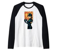 Futuristic PICC Line Nurse Raglan Baseball Tee