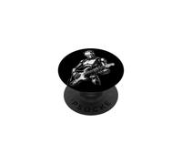Futuristic Robot Guitarist Rock Music Design PopSockets Adhesive PopGrip