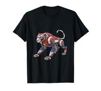 Futuristic Robotic Panther Mech Design T-Shirt