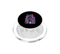 Futuristic Samurai Warrior Japanese Anime Otaku Cyberpunk PopSockets PopGrip for MagSafe