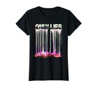 Futuristic Techwear Cyberpunk Grunge Goth Rave Glitchcore Value Graphic T-Shirt, Women, Black, L