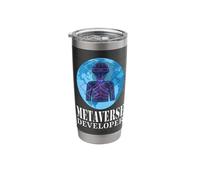 Futuristic Virtual Reality Metaverse Developer Stainless Steel Insulated Tumbler