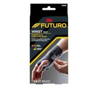 FUTURO 48400EN Energizing Wrist Support, S/M, Fits Right Wrists 5 1/2"- 6 3/4", Black