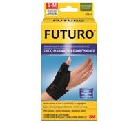 FUTURO Deluxe Thumb Stabilizer Black S/M (12.7 - 16.5 cm) - Provides Comfortable and Moderate Support for Aching, Sore or Weak Thumbs, Breathable