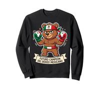 Futuro Campeón del Boxeo Mexicano Cute Bear Boxing Gloves Sweatshirt