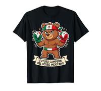 Futuro Campeón del Boxeo Mexicano Cute Bear Boxing Gloves T-Shirt