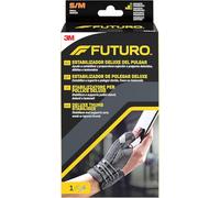 FUTURO Deluxe Thumb Stabilizer Black S/M (12.7 - 16.5 cm) - Provides Comfortable and Moderate Support for Aching, Sore or Weak Thumbs, Breathable