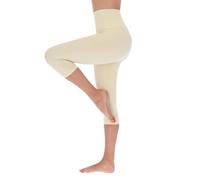 FUTURO FASHION 3/4 Leggings for Women High Waisted Buttery Soft Capri Leggings Non See Through Stretchy Casual Everyday Yoga Running S-XXL