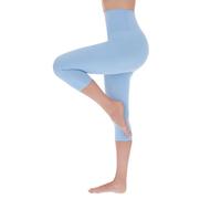 FUTURO FASHION 3/4 Leggings for Women High Waisted Buttery Soft Capri Leggings Non See Through Stretchy Casual Everyday Yoga Running S-XXL