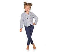 FUTURO FASHION Girls Children Full Length Plain Cotton Leggings Cycling Casual Wear Infant Trousers Leggings Solid Tights Pants for Kids 11 Years Denim Child