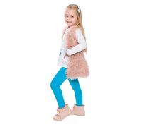FUTURO FASHION Girls Children Full Length Plain Cotton Leggings Cycling Casual Wear Infant Trousers Leggings Solid Tights Pants for Kids 11 Years Turquoise Child