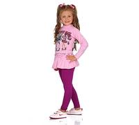 FUTURO FASHION Girls Children Full Length Plain Cotton Leggings Cycling Casual Wear Infant Trousers Leggings Solid Tights Pants for Kids 11 Years Amaranth Child