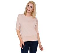 FUTURO FASHION® Women's Cute Oversize Open Back Blouse Half 1/2 Sleeve Bow On The Back FT3062