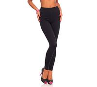 FUTURO FASHION Women's Full Length Cotton Leggings Soft, Plus Sizes Black