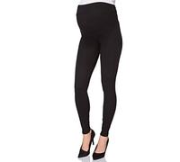 FUTURO FASHION Womens Maternity Leggings Full Ankle Length Cotton Leggings Comfortable Maternity Leggings for Ladies Soft Pregnancy Pants Belly Support, Size 8-22 Denim