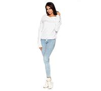 FUTURO FASHION Women's Plain Hoodie Sweater Cowl Neck Long Sleeve Cotton Jumper Size 8-18 FT1439