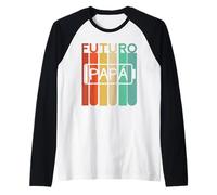 Futuro Papa Padre Regalo Men Fathers Day Dia De Los Padres Raglan Baseball Tee