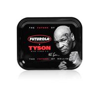 Futurola Tyson 2.0 X Rolling Tray | Roll Cigarettes Tobacco Rolling Plate Made from Metal Collaboration with Mike Tyson (Large)