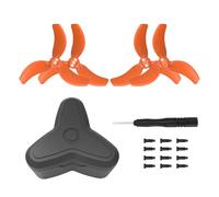 Fututech 3032S Kit 4pcs Colorful Propellers for DJI Avata2 CCW CW Propeller for Drone Noise Reduction Accessories Replacement Part (Orange)