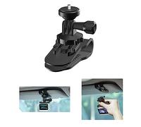 Fututech Adjustable Car Mount for Insta360 X5 X4 Go3 X3 X2 One R 1/4 Sun Visor Mount for GoPro13 12 11 10 9 8 Clip for DJI Osmo Action 5 4 3 2 Accessories for Action Cameras Mount