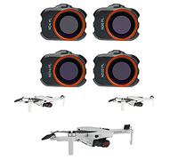 Fututech Filter Kit for DJI Mini SE Mavic Mini2 Mini - Protect the High Light Transmission - Adjust the Light Anti-Oil Anti-Water Drone Accessory (Combo ND/PL)