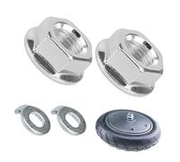 Fututech Front Wheel Spacer Screw and Spacer for Xiaomi M365 1S Pro Pro2 Nut Motor Nut for Segway Ninebot Max G30 Replacement Part Electric Scooter Accessory