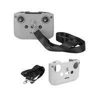 Fututech Lanyard+Silicone Case for DJI RC-N3 N2 N1 Protective Cover for Drone Remote Control Protector Accessory, grey