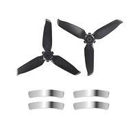 Fututech Propeller for DJI FPV Replacement Part for DJI FPV Accessory for Drone, Silent Flight (Silver One Pair)
