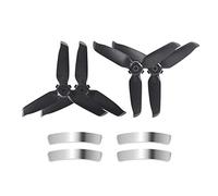 Fututech Propeller for DJI FPV Replacement Part for DJI FPV Drone Accessory, Silent Flight (Silver Two Pairs)
