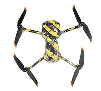 Fututech Set of PVC Stickers for DJI Air2s Remote Control Drone Battery Anti-Scratch Dustproof Durable Accessory (Danger Warning v2)