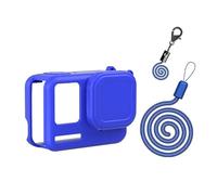 Fututech Silicone Case for Insta360 Ace Ace Pro Protective Case for Action Camera Protector Frame Anti-Scratch Accessories (for Ace Pro-Blue)