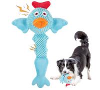 Fuufome Squeaky Dog Toys for Medium and Small Dogs:Interactive Tug of War Dog Toy for Puppy Teething-Great Plush Dog Toy for Dogs to Keep Them Busy