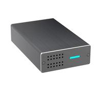 FUUGlan 2.5inch Double Bay Hard Drives Enclosure USB3.0 To 2.5inch HDDs External Enclosure External Case Data Backup Solution