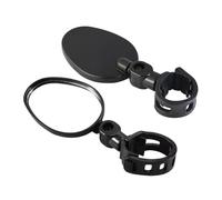 FUUGlan Bicycles Lookings Glass Handlebars Mount Rearviews Lookings Glass Wide Angles Rear View Lookings Glass For Mountain Bikes Handlebars Lookings Glass For Bikes