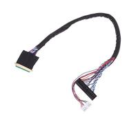 FUUGlan Fast Speed 40Pin 2Channel 6Bit Connectors Cable For Various LED LCD LVDS Screens For Projects Two Channel Display Cable