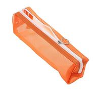 FUUGlan Lovely Clear Zipper Pencil Pencil for Case Box Stationary Travel Toiletry Bag for College Student Teen Peopl