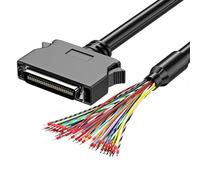 FUUGlan SCSI Data Cable With Terminals Push-up/Screw Lock 28AWG Wire Single Head CN14P CN20P CN26P CN36P CN50P 6 Length Option
