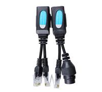 FUUGlan Space Saving RJ45 Ethernet Combiner Splitter Ensures Consistent Signals Over Distance For IPCameras Ethernet Splitter