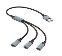 FUUGlan USB C Hubs Essential Adapter Splitter Converter Suitable For Enhancing Laptop Tablet Telephone Device Functionality