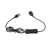 FUUGlan USB Cable With Switchs ON OFF Extension Toggle Fit For Phone Laptop Lamp Fan LED StripsPower Supply Line Adapter