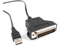 FUUGlan USB To DB25 25Pin Printer Cable RS232 Cord For Data Transfer Supports Multiple Operating Systems 180cm Length Industrial Equipment Cable