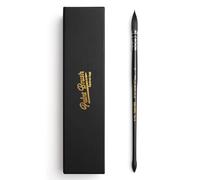 Fuumuui Squirrel Hair Watercolor Brushes Size 4, Professional Mop Round Fine Tip Detail Artist Paintbrush for Acrylic Painting, Watercolor, Gouache, Fine Detailing