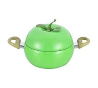 Fuuxtci For sauces with lid, cookware for and with non-stick coating, soups with lid, for induction cookers, electric hobs, cooking roasting, kitchen, milk, soup, simmering