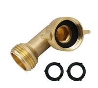 Fuuxtci Garden Hose Adapter - 90 Degree Elbow Replacement Nozzle - Garden Hose Connector & Accessories - for Outdoor Irrigation, Kitchen, Shower, Power Support, Repair, Sewage,