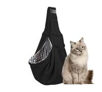 Fuuxtci Pet Carrier - Hands-Free, Safe Carry Strap for Dogs, Reversible Carrier, Dog Carrier for Small Dogs for Travel, Outdoor Walks, black, Siehe Beschreibung, See description