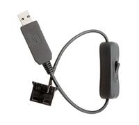 Fuuxtci USB to Fan Adapter - PWM USB 3/4-Pin Converter - Fan Speed Controller - For Computer Desktop Electronic Devices Cooling System and Car Maintenance